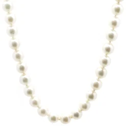 14 Karat White Gold Cultured Fresh Water Pearl Necklace