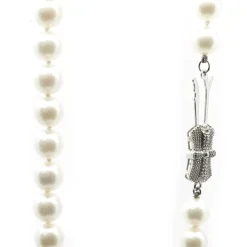 14 Karat White Gold Cultured Fresh Water Pearl Necklace