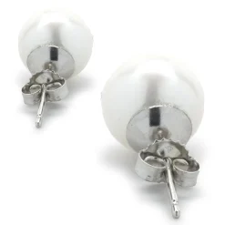 14 Karat White Gold Cultured Freshwater Pearl Studs