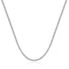 14 Karat White Gold Diamond Tennis Necklace