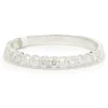 14 Karat White Gold Diamond Band