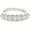 14 Karat White Gold Diamond Band