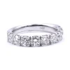 14 Karat White Gold Diamond Band