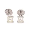 14 Karat White Gold Diamond Stud Earrings
