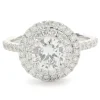 14 Karat White Gold Diamond Wed Set