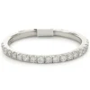 14 Karat White Gold Diamond Band