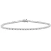 14 Karat White Gold Diamond Tennis Bracelet