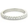 14 Karat White Gold Diamond Band
