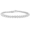 14 Karat White Gold Diamond Tennis Bracelet