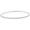 14 Karat White Gold Diamond Flex Bracelet