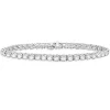 14 Karat White Gold Diamond Tennis Bracelet