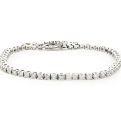 14 Karat White Gold Diamond Tennis Bracelet