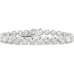 14 Karat White Gold Diamond Tennis Bracelet