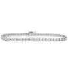 14 Karat White Gold Diamond Tennis Bracelet
