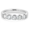 14 Karat White Gold Diamond Band
