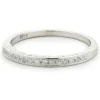 10 Karat White Gold Diamond Band
