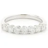 14 Karat White Gold Diamond Band