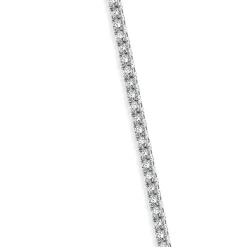 14 Karat White Gold Diamond Tennis Necklace