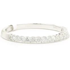 14 Karat White Gold Diamond Band