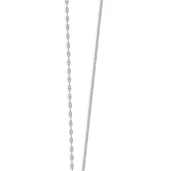 14 Karat White Gold Diamond Flower Necklace