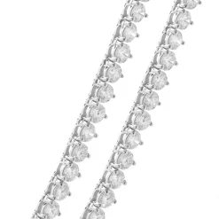 18 Karat White Gold Diamond Tennis Necklace