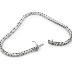14 Karat White Gold Diamond Tennis Bracelet