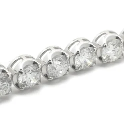 14 Karat White Gold Diamond Tennis Bracelet