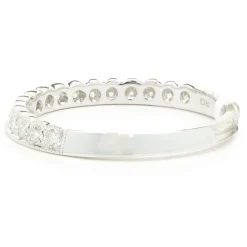14 Karat White Gold Diamond Band