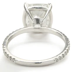 14 Karat White Gold Diamond Engagement Ring