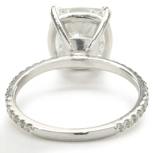 14 Karat White Gold Diamond Engagement Ring