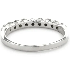 14 Karat White Gold Diamond Band