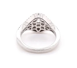 14 Karat White Gold Diamond Engagement Ring