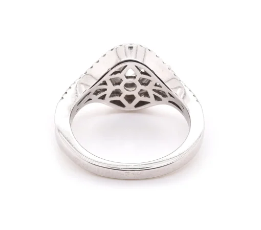 14 Karat White Gold Diamond Engagement Ring