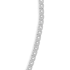 18 Karat White Gold Diamond Tennis Necklace