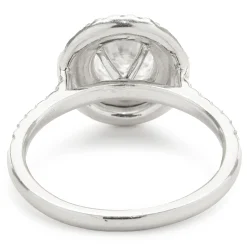 14 Karat White Gold Diamond Wed Set