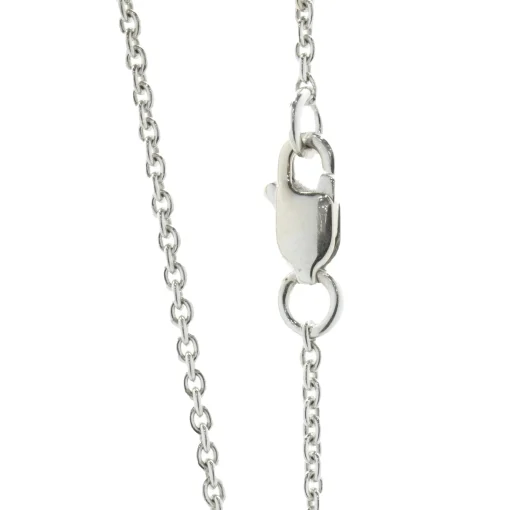 14 Karat White Gold Diamond Cluster Necklace