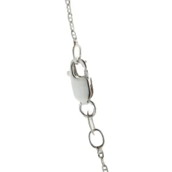 14 Karat White Gold Diamond Solitaire Necklace