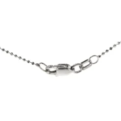 14 Karat White Gold Diamond Horse Shoe Necklace