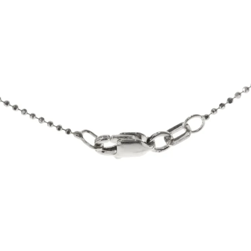 14 Karat White Gold Diamond Horse Shoe Necklace