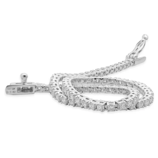 14 Karat White Gold Diamond Tennis Bracelet