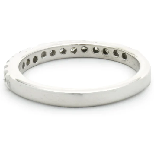 14 Karat White Gold Diamond Band