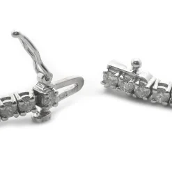14 Karat White Gold Diamond Tennis Bracelet