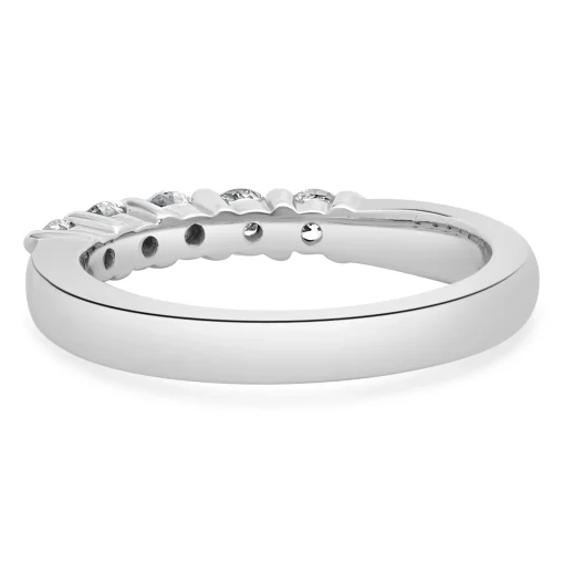14 Karat White Gold Diamond Band