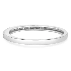 10 Karat White Gold Diamond Band
