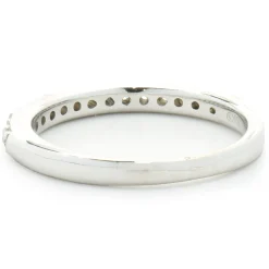 14 Karat White Gold Diamond Band
