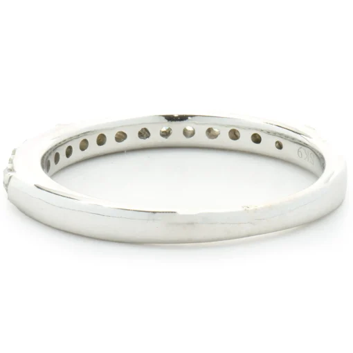 14 Karat White Gold Diamond Band