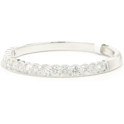 14 Karat White Gold Diamond Band