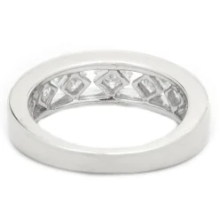 14 Karat White Gold Diamond Band