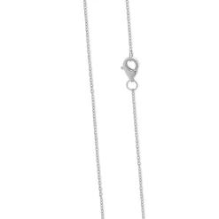 14 Karat White Gold Diamond Cluster Necklace