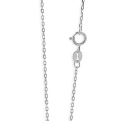 14 Karat White Gold Diamond Cluster Necklace